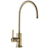 iSpring GA1-AB Reverse Osmosis Faucet, Lead-Free Contemporary Drinking Water Faucet for RO Systems, High Spout, Antique Brass Finish