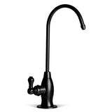 iSpring GK1-ORB Lead-Free Faucet for RO Systems and Drinking Water Filtration Systems, Contemporary Coke-Shaped Style, High Spout, Oil Rubbed Black