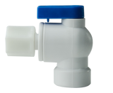 iSpring ABV2 Ball Valve for Reverse Osmosis Tank, 1/4" female thread by 1/4" Jaco Fitting