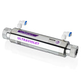 iSpring UVF11A 10-INCH UV Ultraviolet Filter with Smart Flow Control Switch 11W, 110V