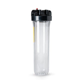 iSpring HC26B-1000 Water Filter Clear Housing 3/4" Outlet/Inlet, Fits 20" x 4.5" Water Filters