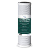 iSpring FC15-PB Certified Water Filter Replacement – Removes up to 99% Lead, Reduces Chlorine, THMs, VOCs, Pesticides, and More, SGS-tested