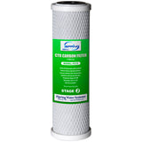 iSpring FC15 NSF/ANSI 58 Certified Standard 10 inch CTO Carbon Block Water Filter Cartridge Replacement, 5 Microns