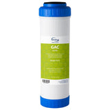 iSpring FG15 NSF/ANSI 58 Certified GAC Granular Activated Carbon 2.5"x10" Water Filter Replacement, 2.5" x 10"