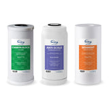 iSpring F3WGB31BDS Anti-Scale Whole House Water Filter Replacement Pack, Reduces up to 99% Chlorine, Scale, Odor, and Sediments, Up to 12 Months, 10" × 4.5", Fits WGB31B-DS