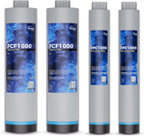 iSpring RO1000 Filter Set,2x FCF1000 & 2x FPC1000 for Stages 1 & 3, Lasts 20-24 Months Based on Use & Water Quality, Compatible with RO1000-BN/RO1000-ORB 1000 GPD Tankless RO Systems