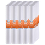 iSpring FP25X25 High Capacity 20” x 2.5” Water Filter Replacement Cartridges - Fine Sediment Filter - 5 Micron - Pack of 25