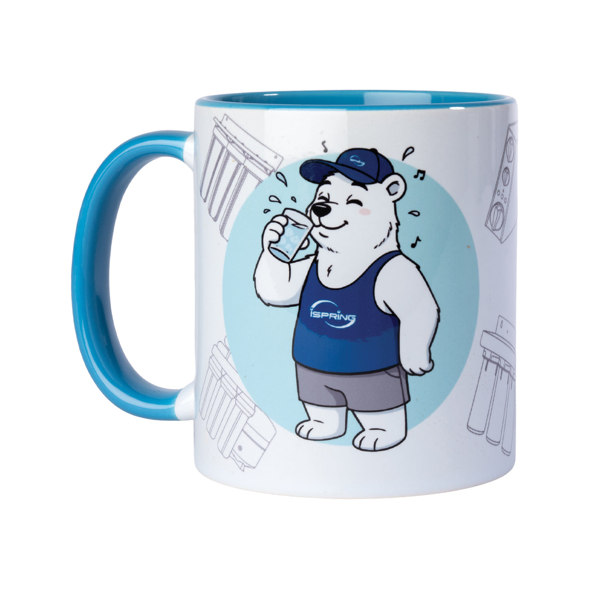 iSpring Mug & Coaster Set