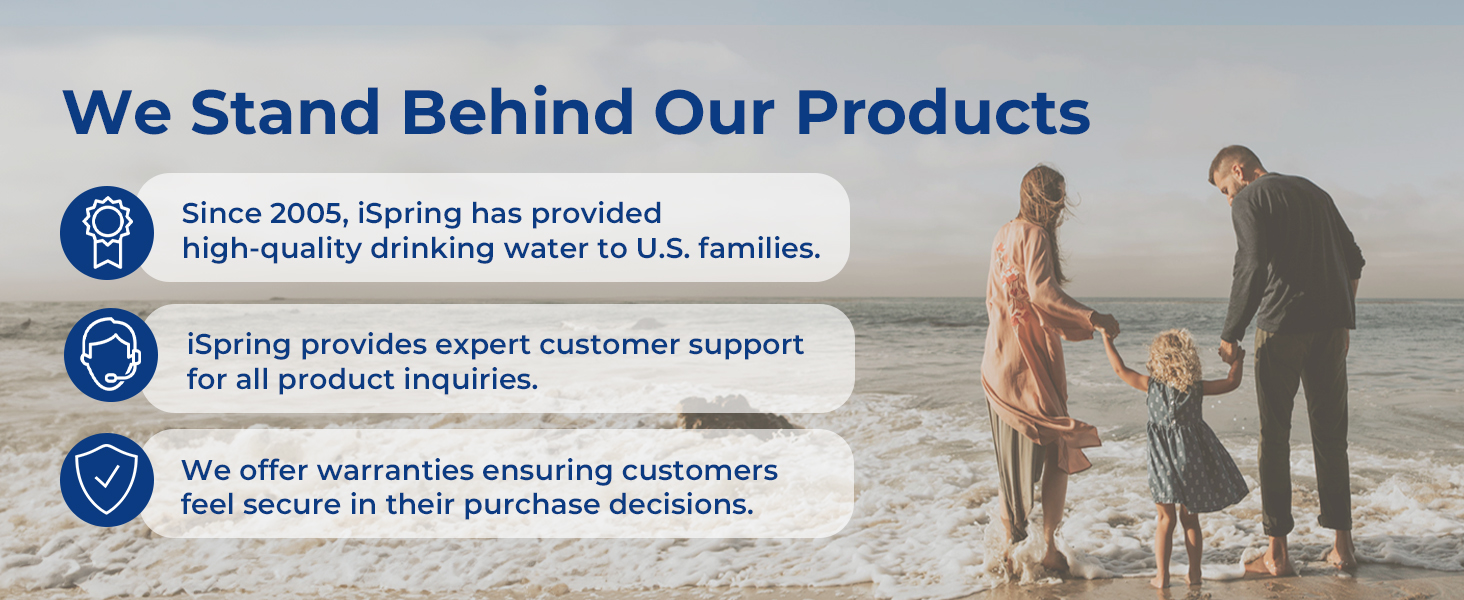 We stand behind our products