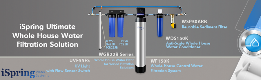 iSpring whole house water filtration systems