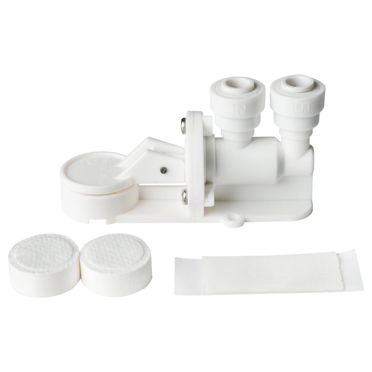iSpring ALS1 Leak Detector and Shut-Off Valve for Reverse Osmosis and Under Sink Water Filtration Systems - 1/4" Quick Connect