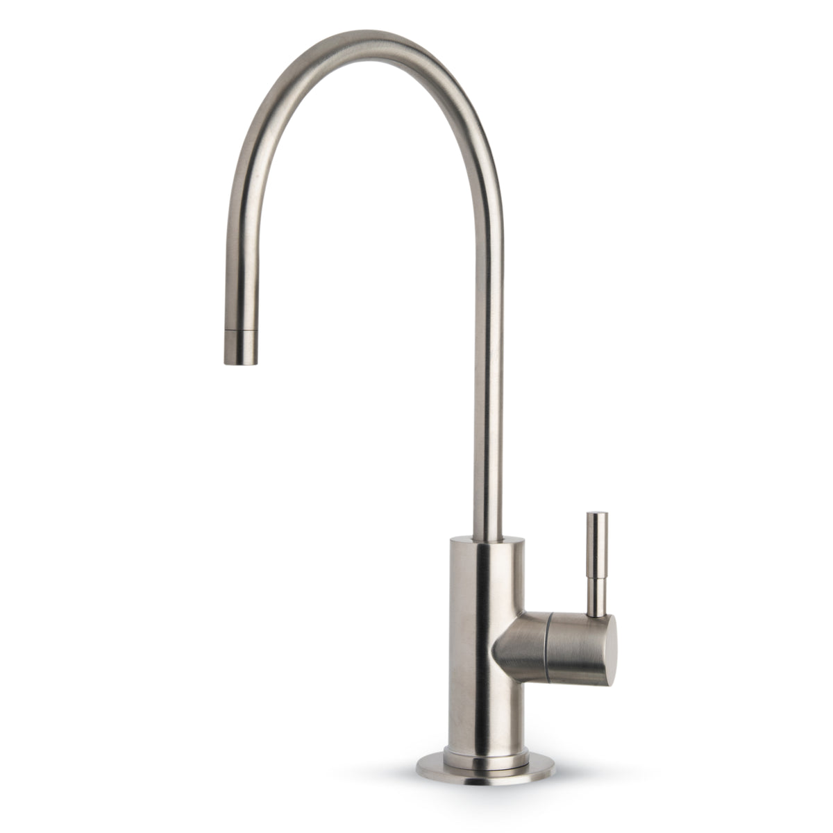 iSpring GA3-BN Drinking Water Faucet for Kitchen Sink with 3/8'' Connector, Heavy Duty Lead-Free Reverse Osmosis Faucet for RO System, Non-Air Gap 100% Stainless Steel RO Faucet, Brushed Nickel Finish