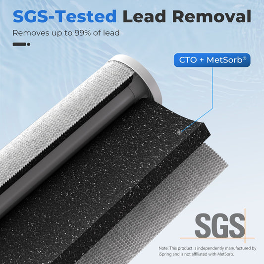 iSpring WGB32B-CPB SGS-Tested Lead Removal Whole House Water Filter System, Reduces Sediments, Chlorine, and up to 99% Lead