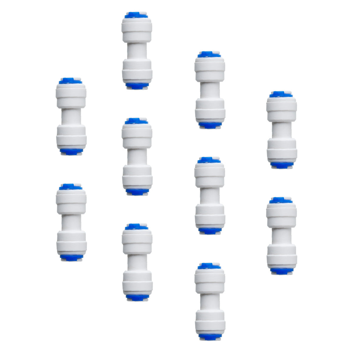 LittleWell 154KX10 1/4" Inline Quick Connect Fitting, 0404UCX10 154KX10, Pack of 10