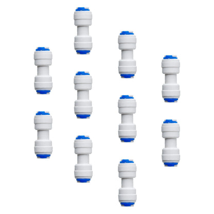 LittleWell 154KX10 1/4" Inline Quick Connect Fitting, 0404UCX10 154KX10, Pack of 10