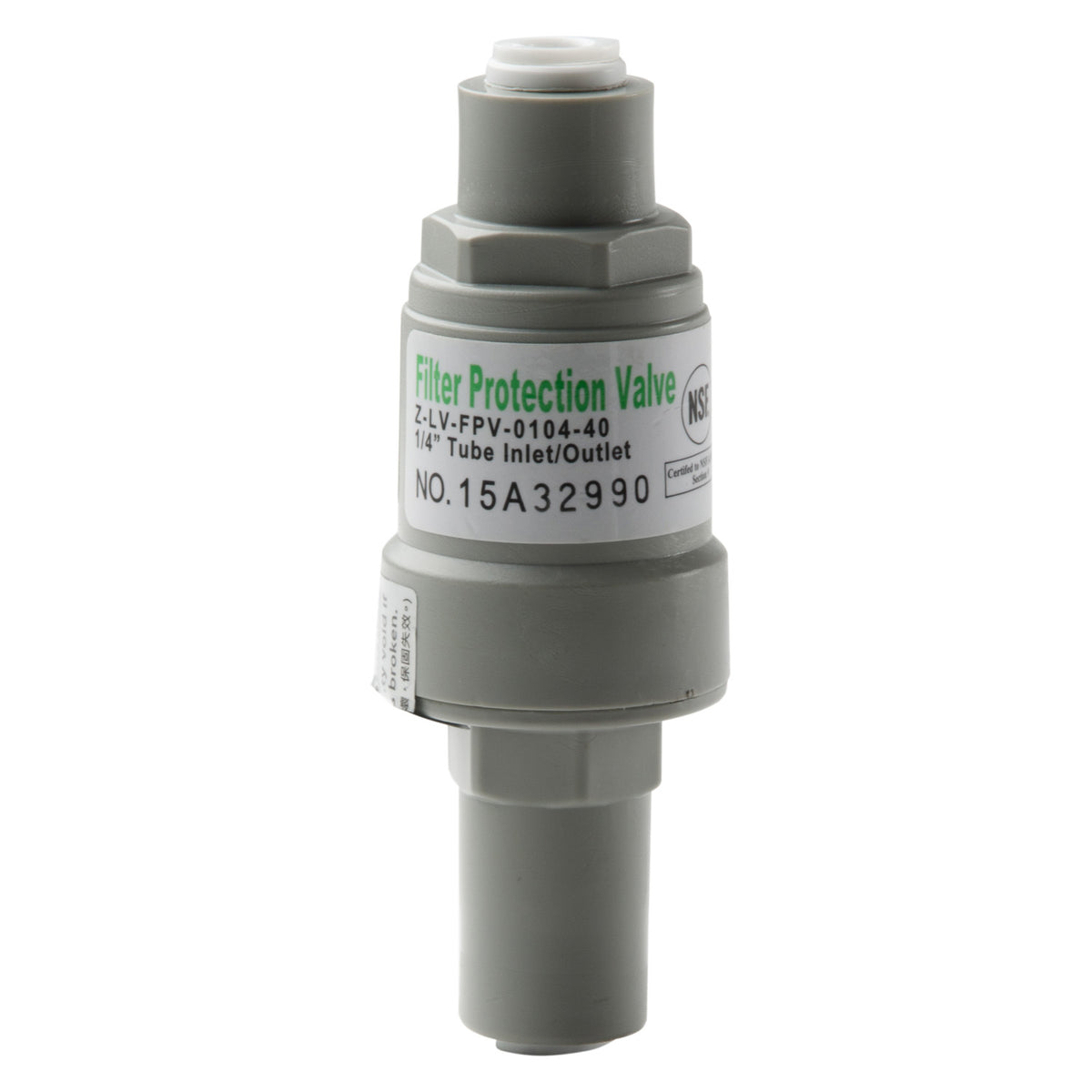 iSpring APR40 Pressure Regulator Filter Valve with 1/4" Quick Connect, 40 Psi, white