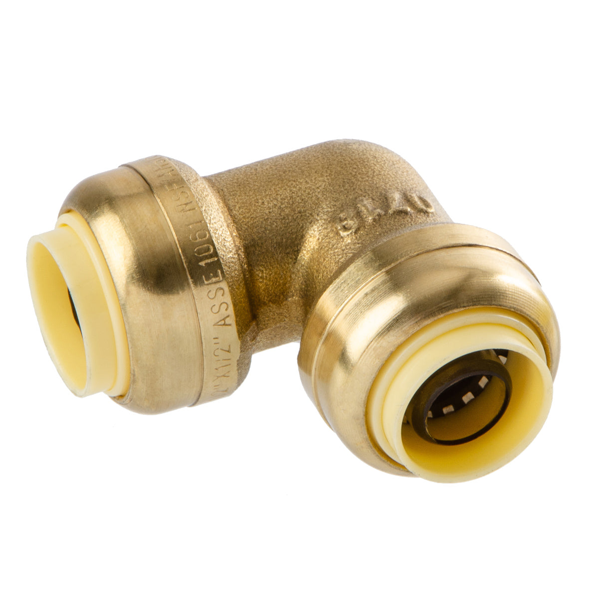 LittleWell AEPF8 Brass 1/2" Push Fit Elbow Fitting, works the same as SharkBite