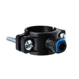 iSpring ADS3K Clamp Drain Saddle with 3/8" Quick Connect Fitting for Under Sink Reverse Osmosis System, Black