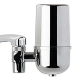 iSpring DF1 Series Faucet Water Filter, Carbon Block Water Filtration System, Tap Water Filter, Reduces Chlorine, Heavy Metals and Bad Taste -1 Filter Included