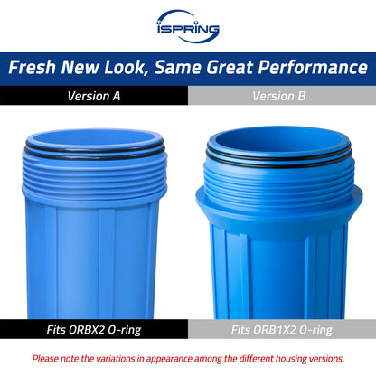 iSpring ORBX2 Replacement O-ring for WGB32B Series and WGB22B Series Whole House Water Filtration Systems - Pack of 2