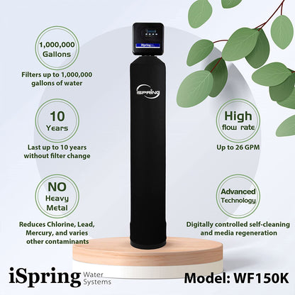 iSpring WSP50ARJ+WF150K+RO600 Soft City Water Solution