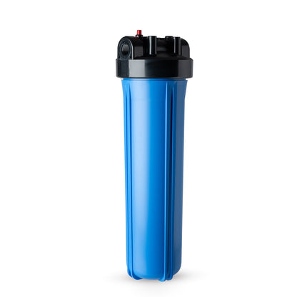 iSpring HB26B-1000 Blue Water Filter Housing 3/4" Outlet/Inlet, Fits 20" x 4.5" Water Filters