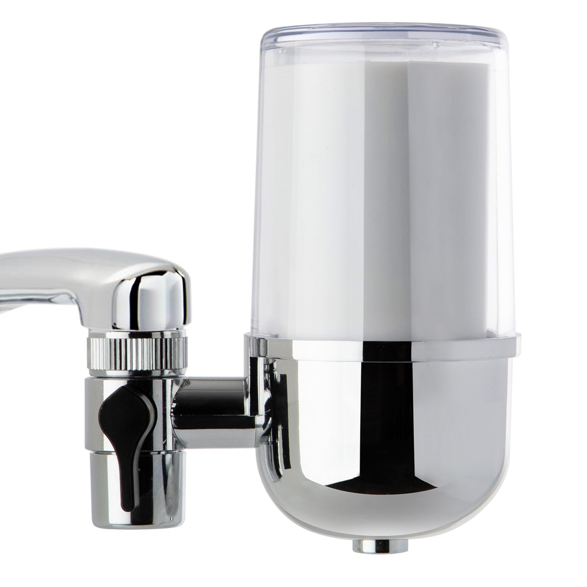 iSpring DF1 Series Faucet Water Filter, Carbon Block Water Filtration System, Tap Water Filter, Reduces Chlorine, Heavy Metals and Bad Taste -1 Filter Included