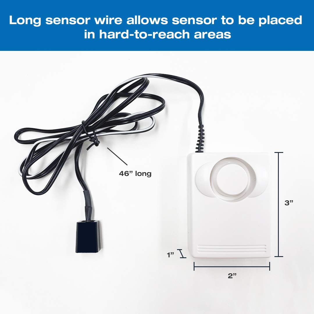 iSpring WD01 Leak Alert Electronic Water Detector/Water Sensor white, Flood Alarm