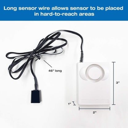 iSpring WD01 Leak Alert Electronic Water Detector/Water Sensor white, Flood Alarm