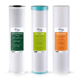 iSpring F3WGB32BKSNC Chloramine ; Heavy Metals Removal Whole House Water Filter Replacement Pack, SGS-Tested, Reduces Lead, Chlorine, Sediment and up to 94.4% of Chloramine, 20" x 4.5"; Filters, Fits WGB32B-KSNC