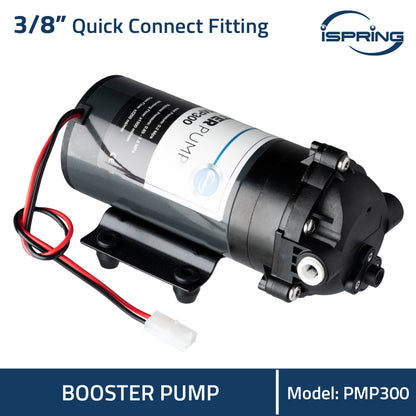 iSpring PMP300 Booster Pump for RCB3P Reverse Osmosis System, Replacement Pump with the Pre-wired Quick-Connection for iSpring RCB3P