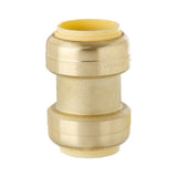 LittleWell ACPF16 Brass 1" Push Fit Coupling, Works the Same as A SharkBite