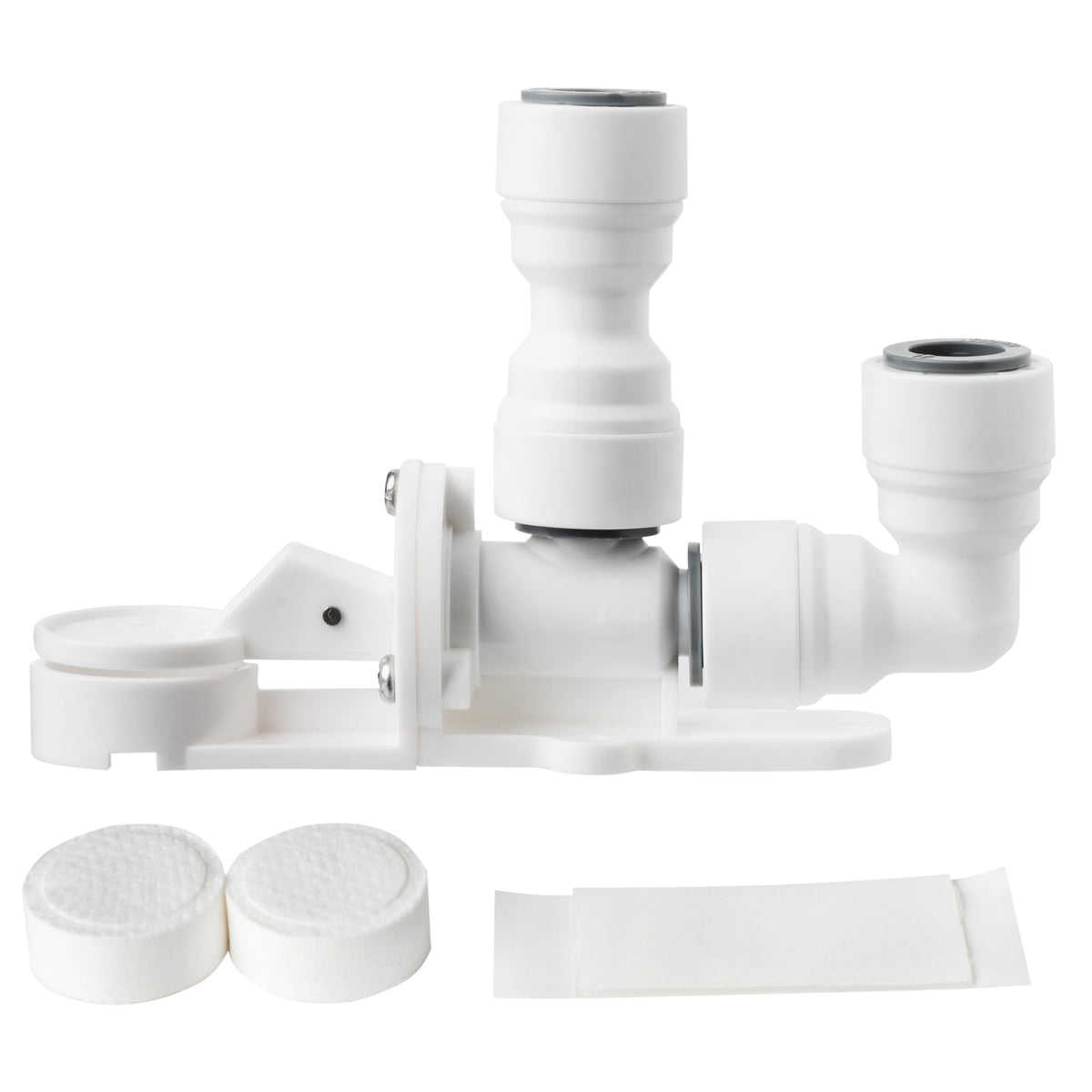 iSpring ALS3 Leak Detector and Shut-Off Valve for iSpring Reverse Osmosis and iSpring Under Sink Water Filtration Systems with 3/8" Quick Connect, White