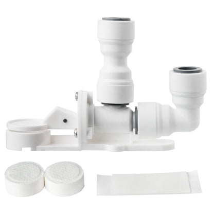 iSpring ALS3 Leak Detector and Shut-Off Valve for iSpring Reverse Osmosis and iSpring Under Sink Water Filtration Systems with 3/8" Quick Connect, White