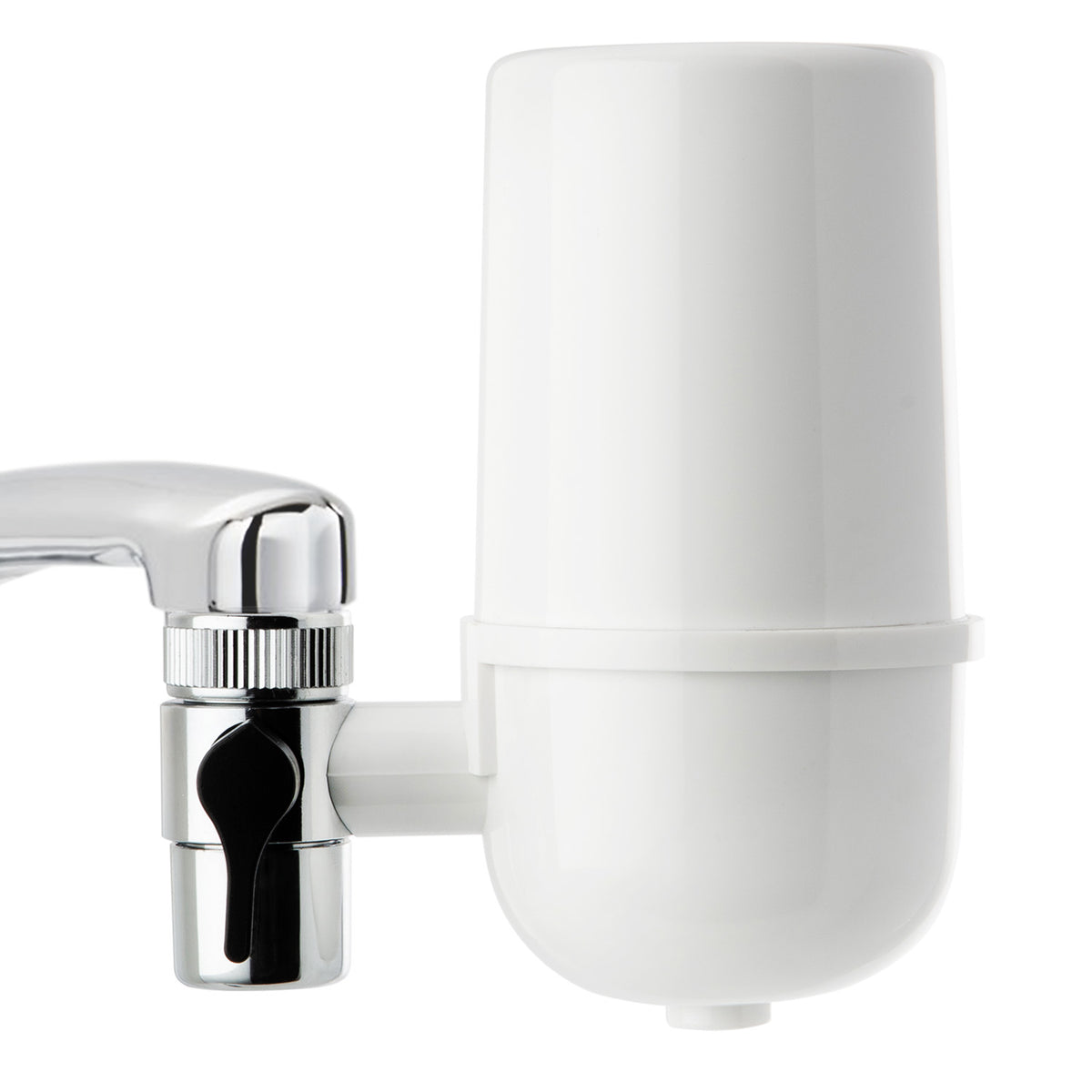 iSpring DF1 Series Faucet Water Filter, Carbon Block Water Filtration System, Tap Water Filter, Reduces Chlorine, Heavy Metals and Bad Taste -1 Filter Included