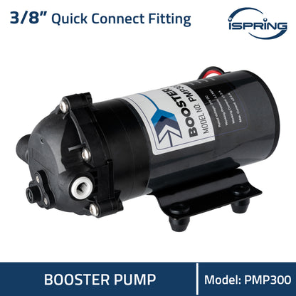 iSpring PMP300 Booster Pump for RCB3P Reverse Osmosis System, Replacement Pump with the Pre-wired Quick-Connection for iSpring RCB3P