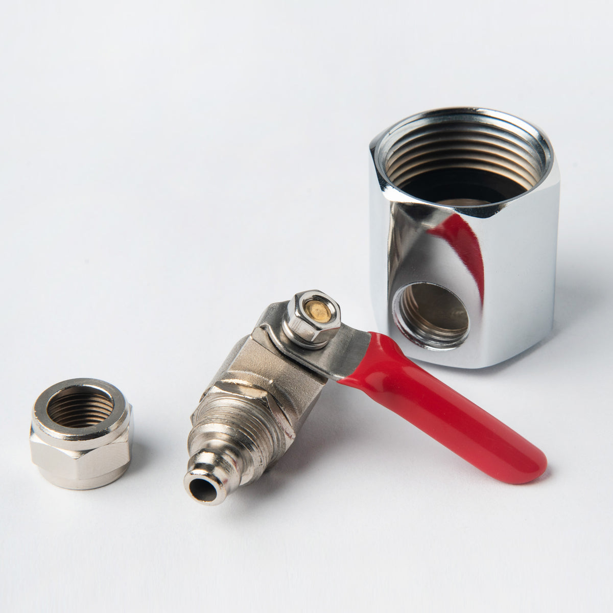iSpring AER6BV3 Water Supply Connector for T11M / T20M Elbow Reducer Ball Valve (3/4 inch Female NPT, 3/8 inch Tube )