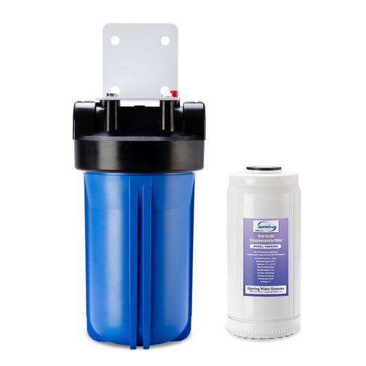 iSpring WDS80K Anti Scale 10" x 4.5" Whole House Water Filter with Patented Scale Inhibitor