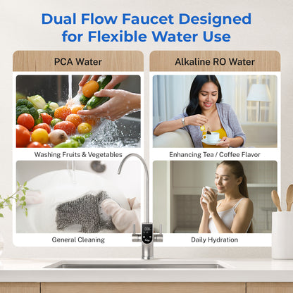 iSpring FPCA1200 PCA Composite Filter, Replacement for RO1200AK Reverse Osmosis System, Up to 12 Months Lifetime, Alkaline & Sediment & Carbon Composite Filter, pH+ Alkaline Remineralization