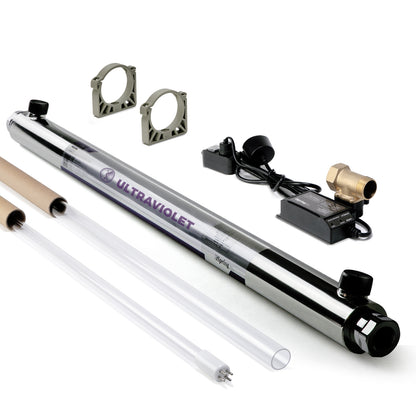 iSpring WSP50ARB+WDS150K+WF150K+WGB32BM+UVF55FS Well Water Solution with Finest 3-stage    Iron &amp; Manganese Removal