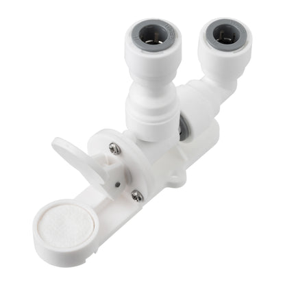 iSpring ALS3 Leak Detector and Shut-Off Valve for iSpring Reverse Osmosis and iSpring Under Sink Water Filtration Systems with 3/8" Quick Connect, White