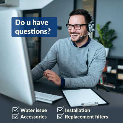 iSpring WGB32B-KDS+WSP50ARB Whole House Water Filter System w/ Auto-Flushing Spin Down Sediment Filter, Polyphosphate Anti-Scale, GAC KDF, and Carbon Block Water Filters, Water Descaler and Water Filter