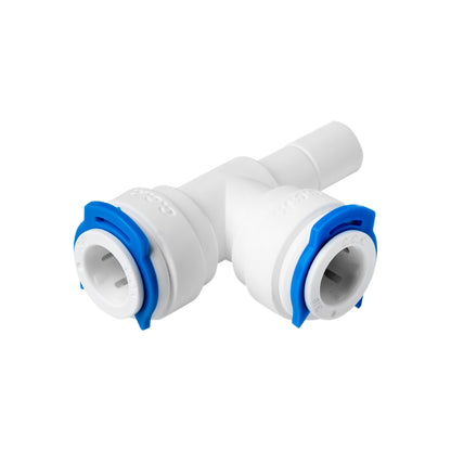 iSpring 0606STx2 3/8” Stem Quick Fitting Connect ‘T’ Fitting, Pack of 2