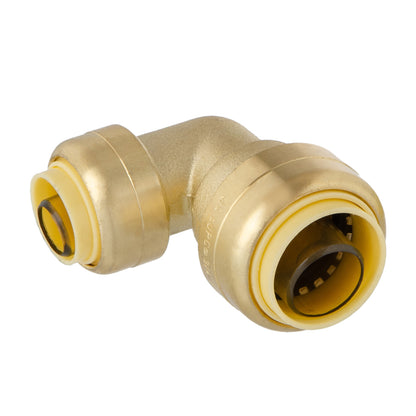 LittleWell AEPF812 Brass 3/4" X 1/2'' Push Fit Elbow Fitting, works the same as SharkBite