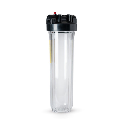iSpring HC26B-1000 Water Filter Clear Housing 3/4" Outlet/Inlet, Fits 20" x 4.5" Water Filters