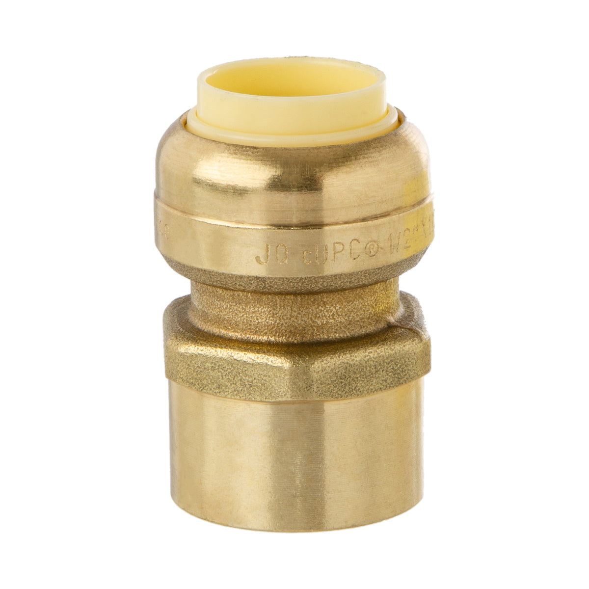 LittleWell ACPF8FPT8 Brass 1/2'' Push-Fit to Female Pipe Thread Coupling, Works the Same as A SharkBite