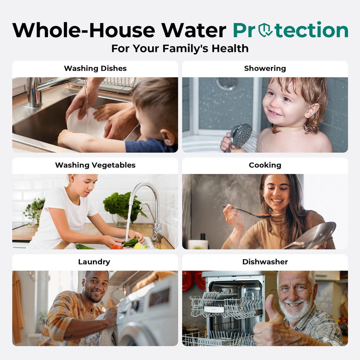 iSpring F3WGB31BCPB Whole House Water Filter Replacement Pack, SGS-Tested to Reduce up to 99% Lead, Also Targets Chlorine and Sediments, 10" × 4.5", Fits WGB31B-CPB