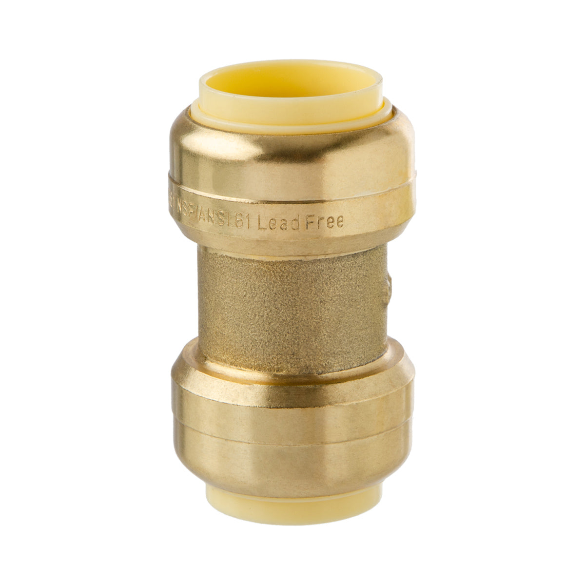 LittleWell ACPF12 Brass 3/4'' Push Fit Coupling, Works the Same as A SharkBite