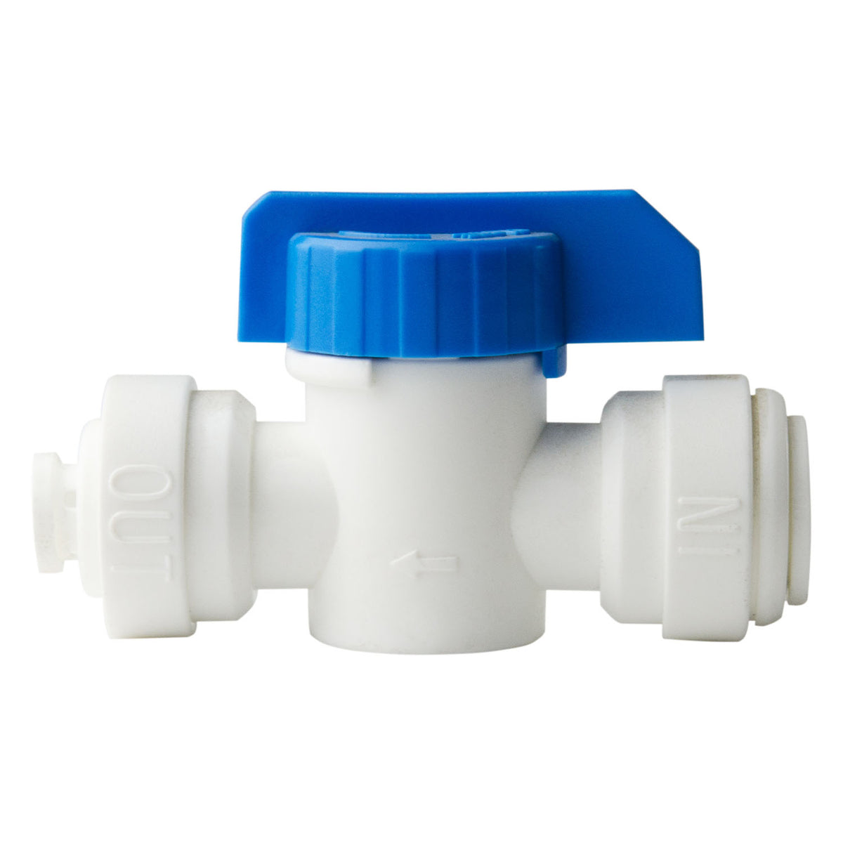 iSpring ABV32K Inline Valve, Tube Ball Valve, Shut Off Valve, 1/4 IN by 3/8 IN Quick-Fitting