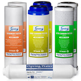 iSpring F7-GAC NSF/ANSI 58 Certified 10"x2.5" Standard Reverse Osmosis Water Filter 1-Year Replacement Cartridges, 7-piece